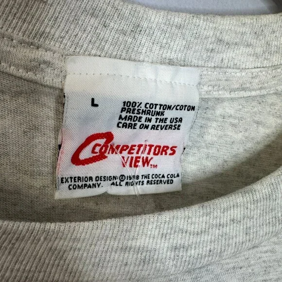 Vtg 90s Dale Earnhardt Jr Coca Cola Racing Shirt Polar Bear L New - Picture 5 of 12